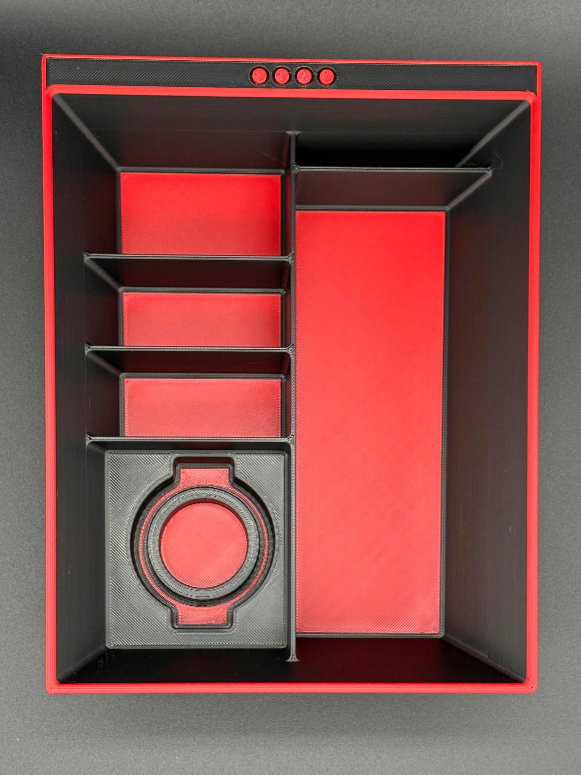 Niftly3D Tesla console organizer — components