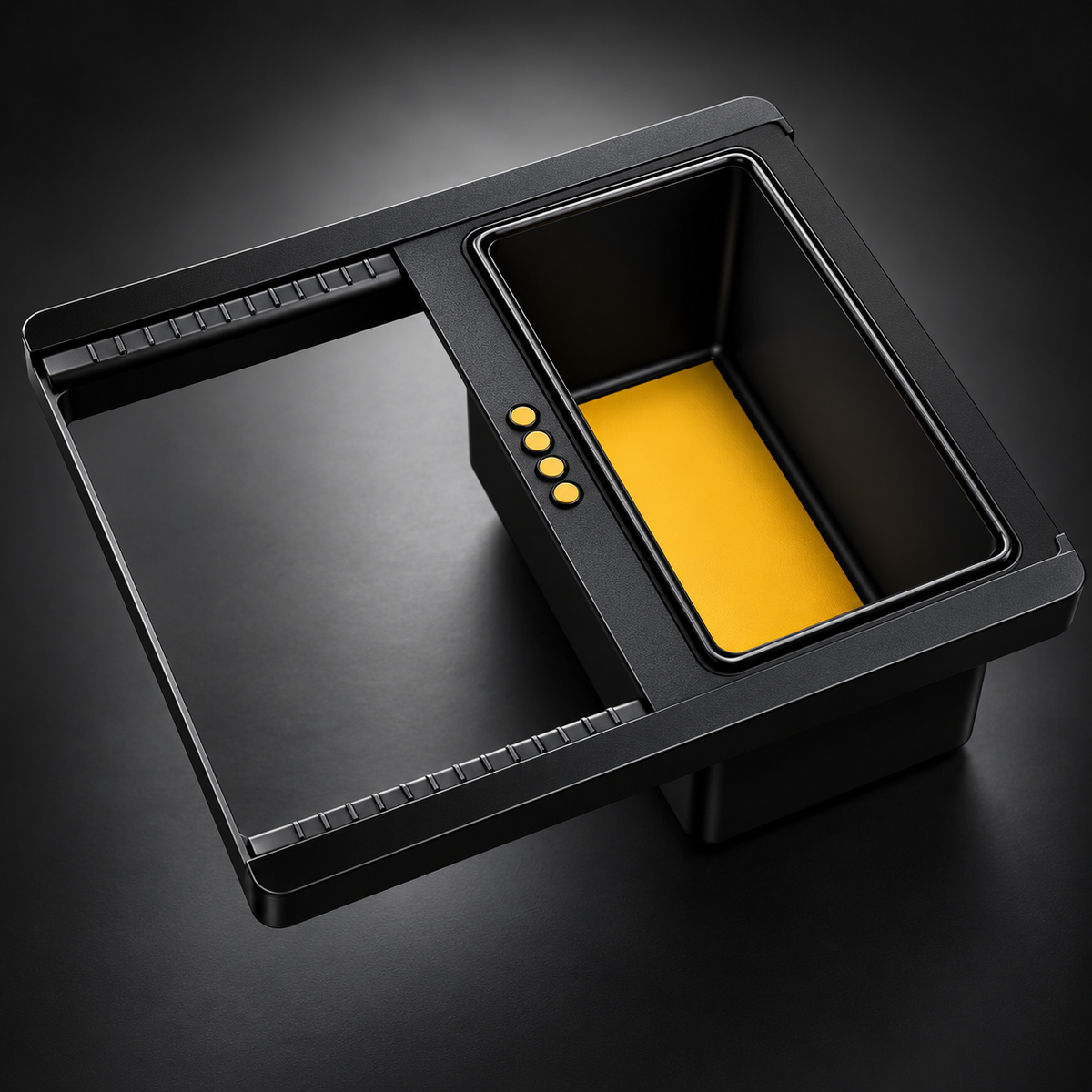 Black Ops Sliding Tray for Rivian R2 | Top Tray Only, No Base Console
